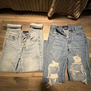 90s style aero jeans